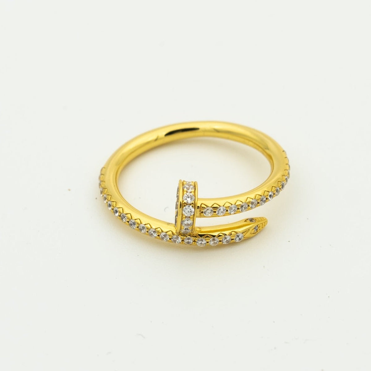 [⭐Haelin Jewelry]JUSTE RING 1.8MM GOLD DIAMONDS