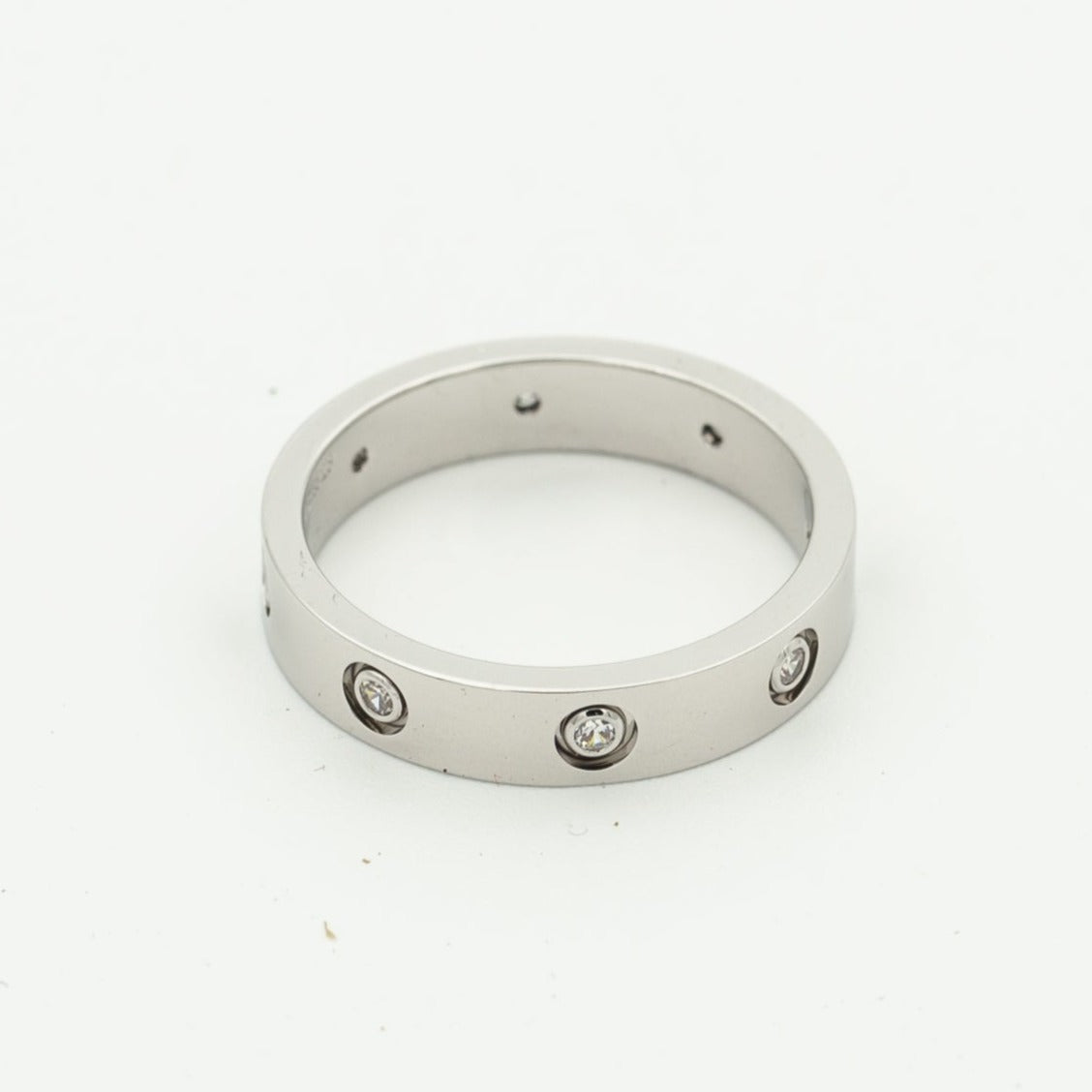 [⭐Haelin Jewelry]LOVE RING 3.6MM 8 DIAMONDS
