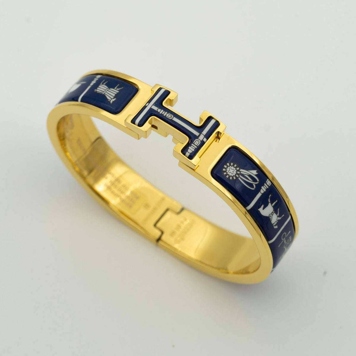 [⭐Haelin Jewelry]H BRACELET BLUE CERAMIC