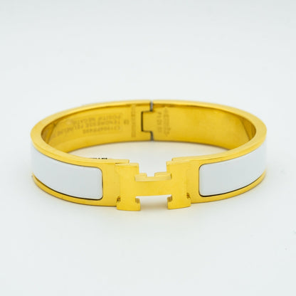 [⭐Haelin Jewelry]H WHITE BRACELET