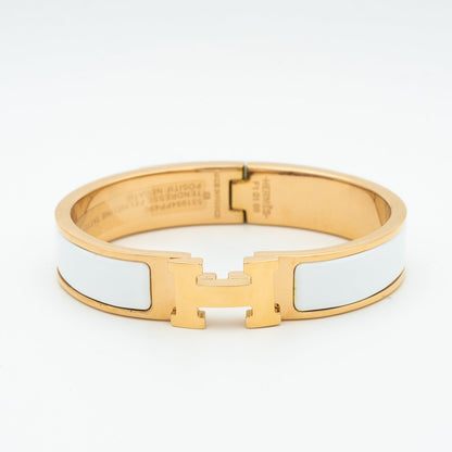 [⭐Haelin Jewelry]H WHITE BRACELET