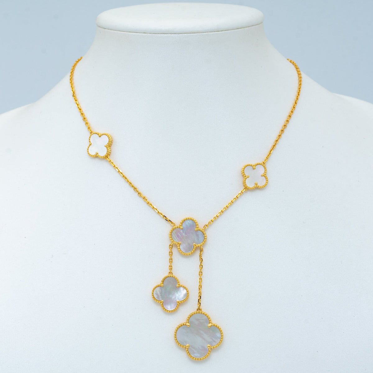 [⭐Haelin Jewelry]CLOVER MOTHER OF PEARL NECKLACE 6 MOTIF