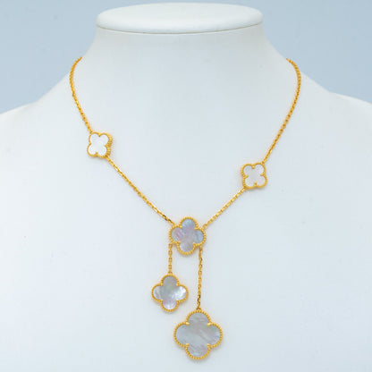 [⭐Haelin Jewelry]CLOVER MOTHER OF PEARL NECKLACE 6 MOTIF
