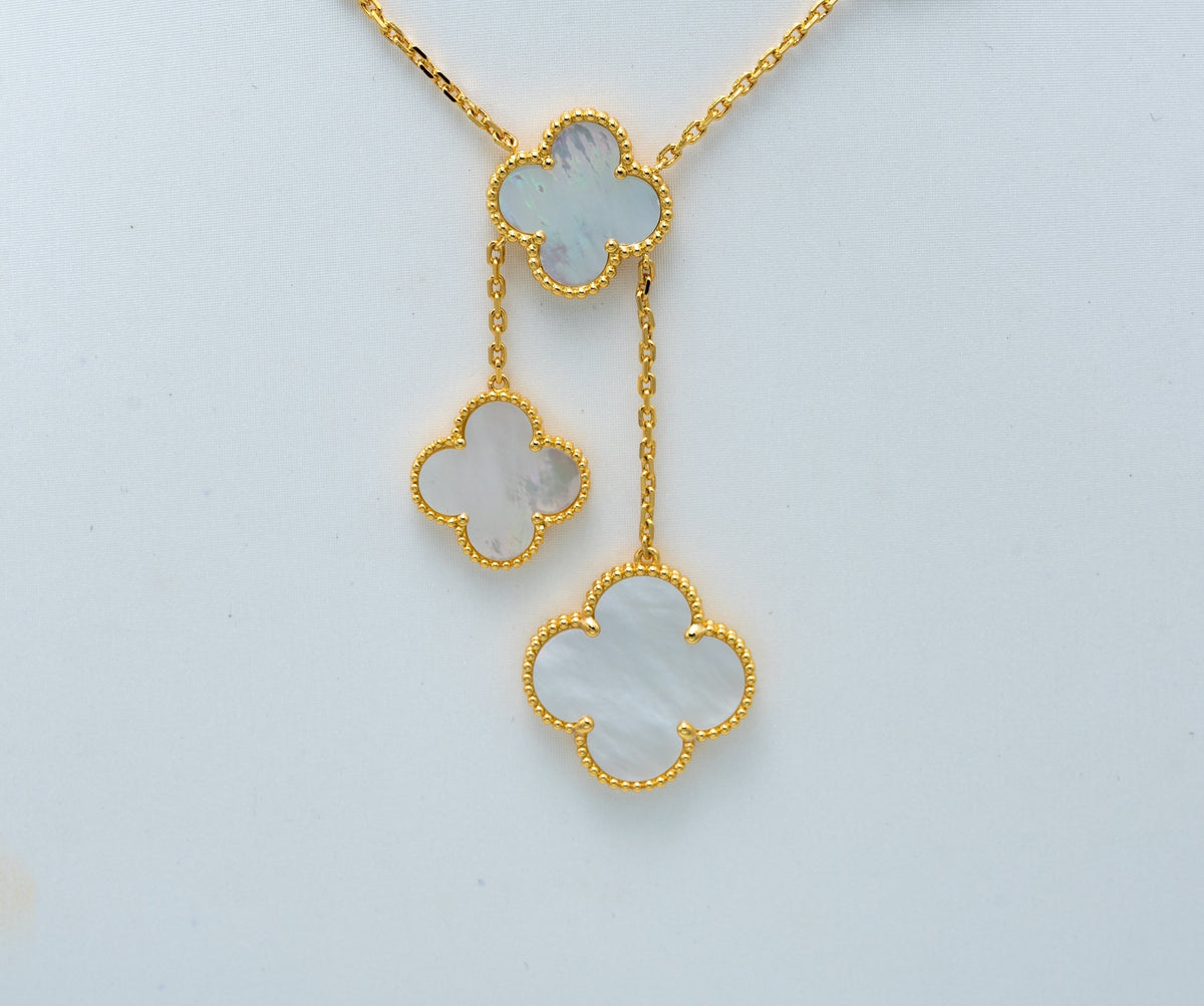 [⭐Haelin Jewelry]CLOVER MOTHER OF PEARL NECKLACE 6 MOTIF