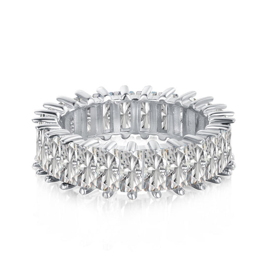 [Haelin Jewelry]Unique Colorful Radiant Cut RIng