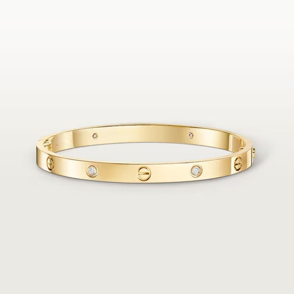 [⭐Haelin Jewelry]LOVE BRACELET 4.8MM 4 DIAMONDS