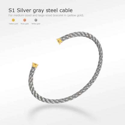 [⭐Haelin Jewelry]FORCE SERIES BRACELET CABLES 50 CHOICES (DIY SELECTION)