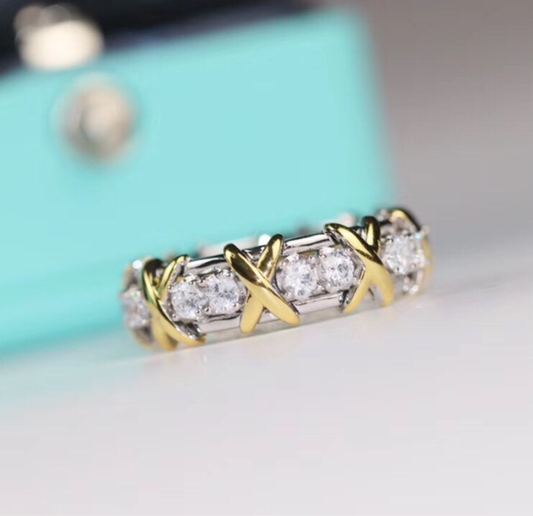 [⭐Haelin Jewelry jewelrys]Classic Gold Diamond Ring