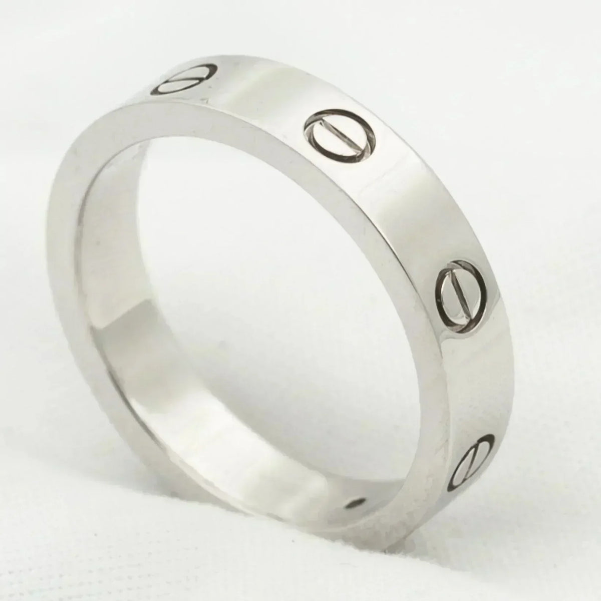 [⭐Haelin Jewelry]LOVE RING 4MM 1 DIAMOND SILVER