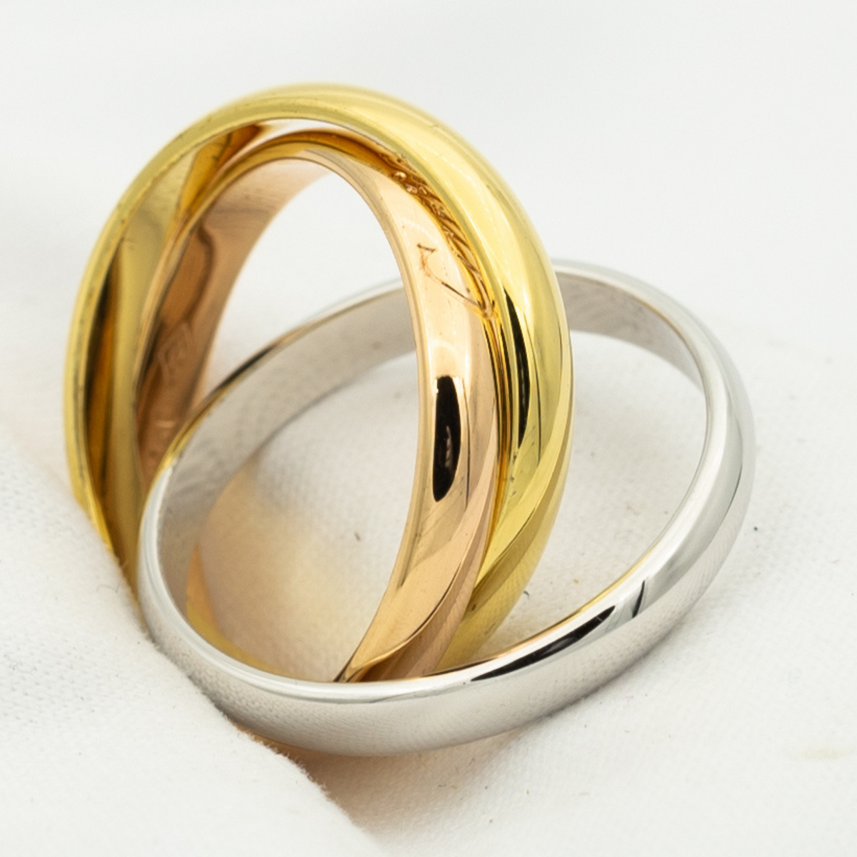 [⭐Haelin Jewelry Jewelry]TRINITY RING GOLD PINK GOLD SILVER
