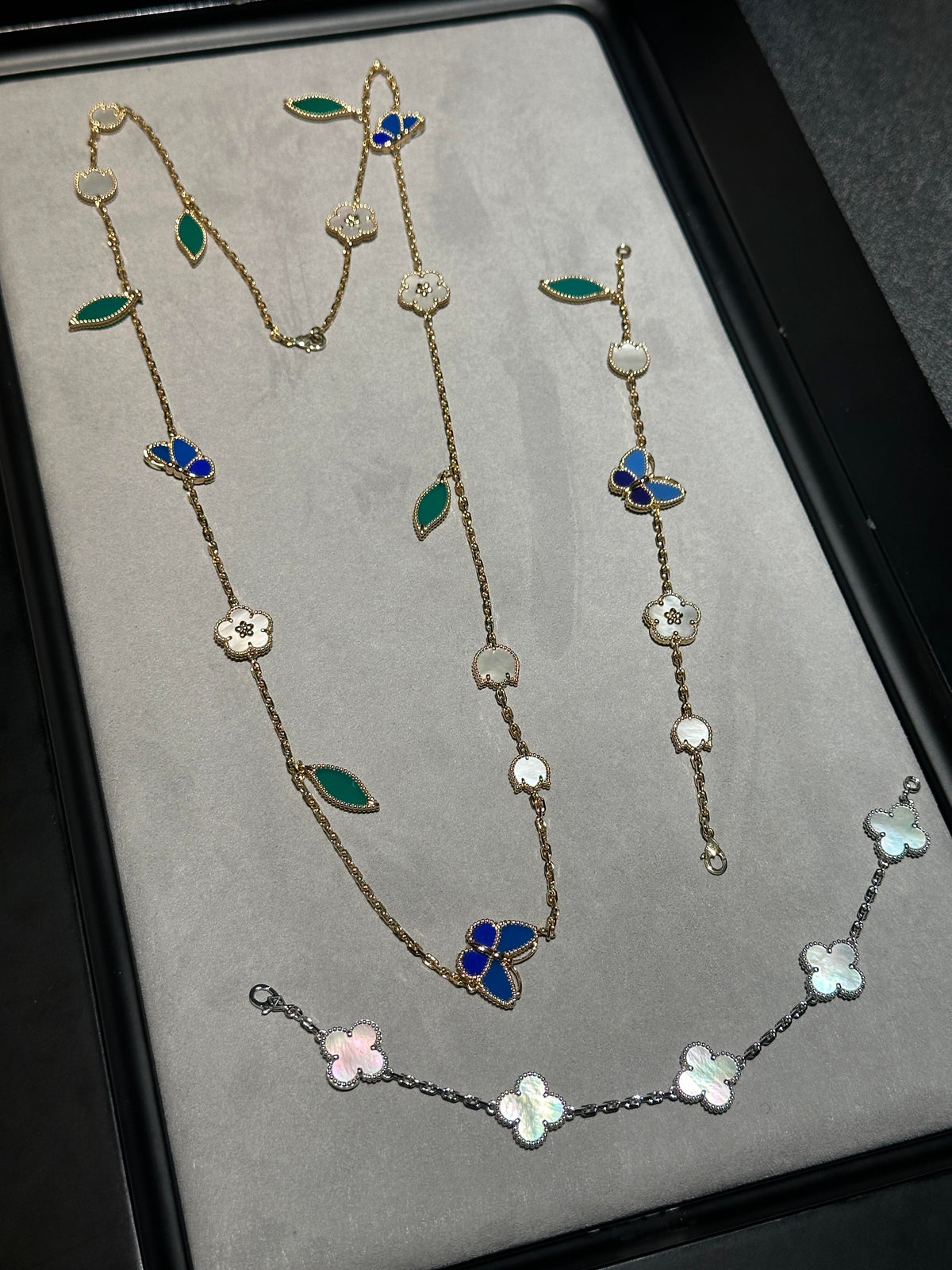 [⭐Haelin Jewelry] 26 NEW CLOVER 15 MOTIFS LUCKY NECKLACE