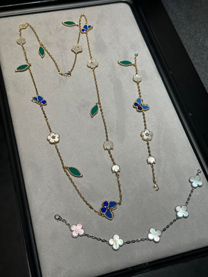 [⭐Haelin Jewelry] 26 NEW CLOVER 15 MOTIFS LUCKY NECKLACE