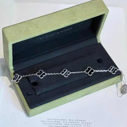 [⭐Haelin Jewelry] CLOVER 5 MOTIF PULSAR STONE BRACELET COLLECTION