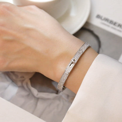 [⭐Haelin Jewelry]KELLY BRACELET DIAMOND PAVED