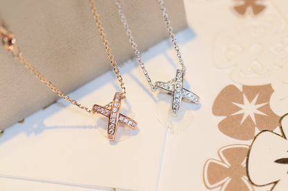[⭐Haelin Jewelry]JEUX DE DIAMOND NECKLACE