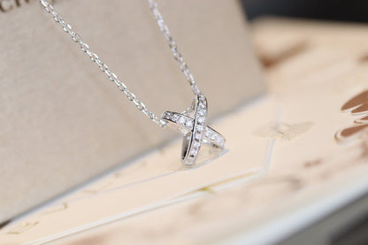 [⭐Haelin Jewelry]JEUX DE DIAMOND NECKLACE