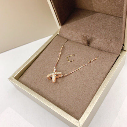 [⭐Haelin Jewelry]JEUX DE DIAMOND NECKLACE