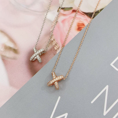 [⭐Haelin Jewelry]JEUX DE DIAMOND NECKLACE