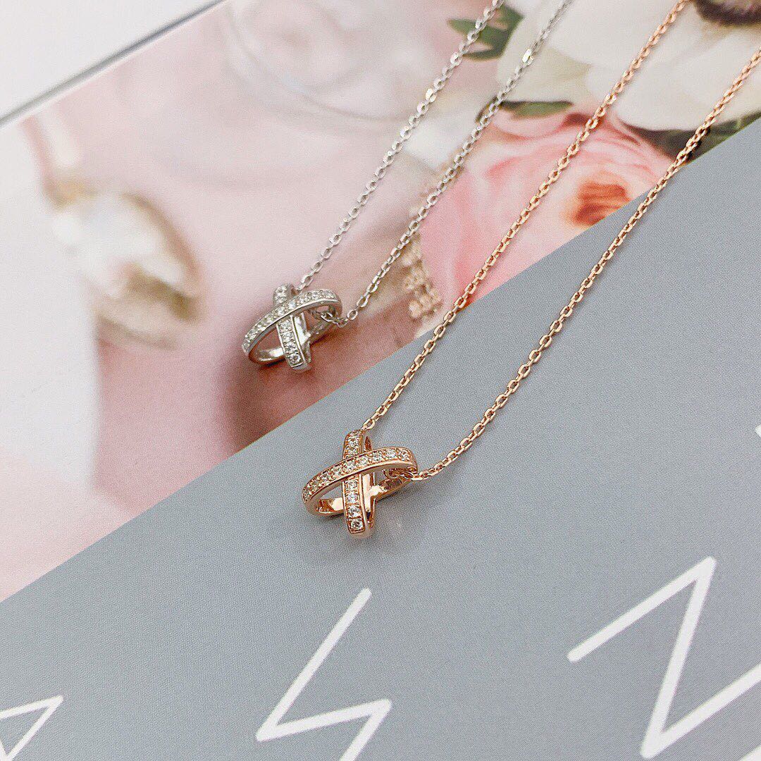 [⭐Haelin Jewelry]JEUX DE DIAMOND NECKLACE