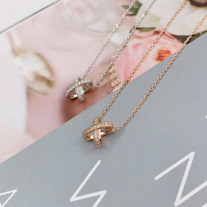 [⭐Haelin Jewelry]JEUX DE DIAMOND NECKLACE