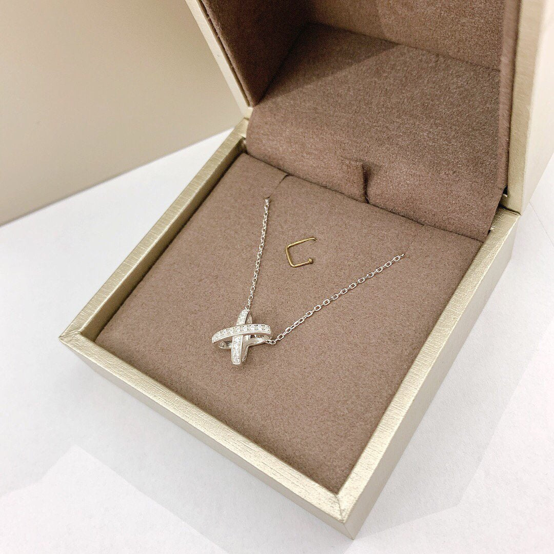 [⭐Haelin Jewelry]JEUX DE DIAMOND NECKLACE