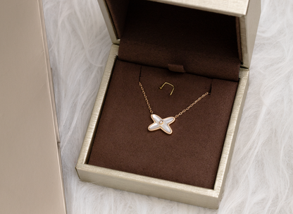 [⭐Haelin Jewelry]JEUX DE NECKLACE 1 DIAMOND