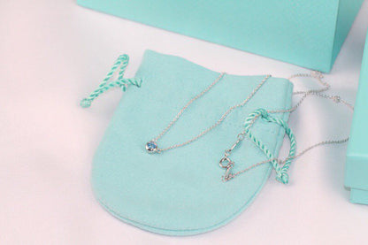 [Haelin Jewelry]ELSA PERETTI SERIES SINGLE DIAMOND SIMPLE NECKLACE