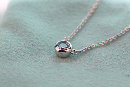 [Haelin Jewelry]ELSA PERETTI SERIES SINGLE DIAMOND SIMPLE NECKLACE