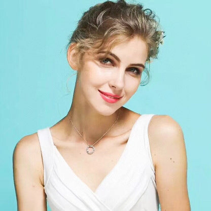 [Haelin Jewelry]SINGLE RING NECKLACE CHAIN LENGTH