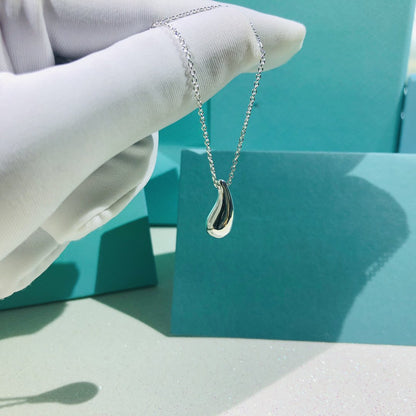 [Haelin Jewelry]ELSA PERETTI TEARDROP PENDANT STERLING SILVER NECKLACE