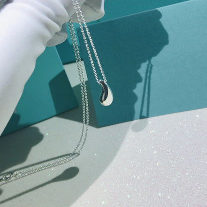[Haelin Jewelry]ELSA PERETTI TEARDROP PENDANT STERLING SILVER NECKLACE