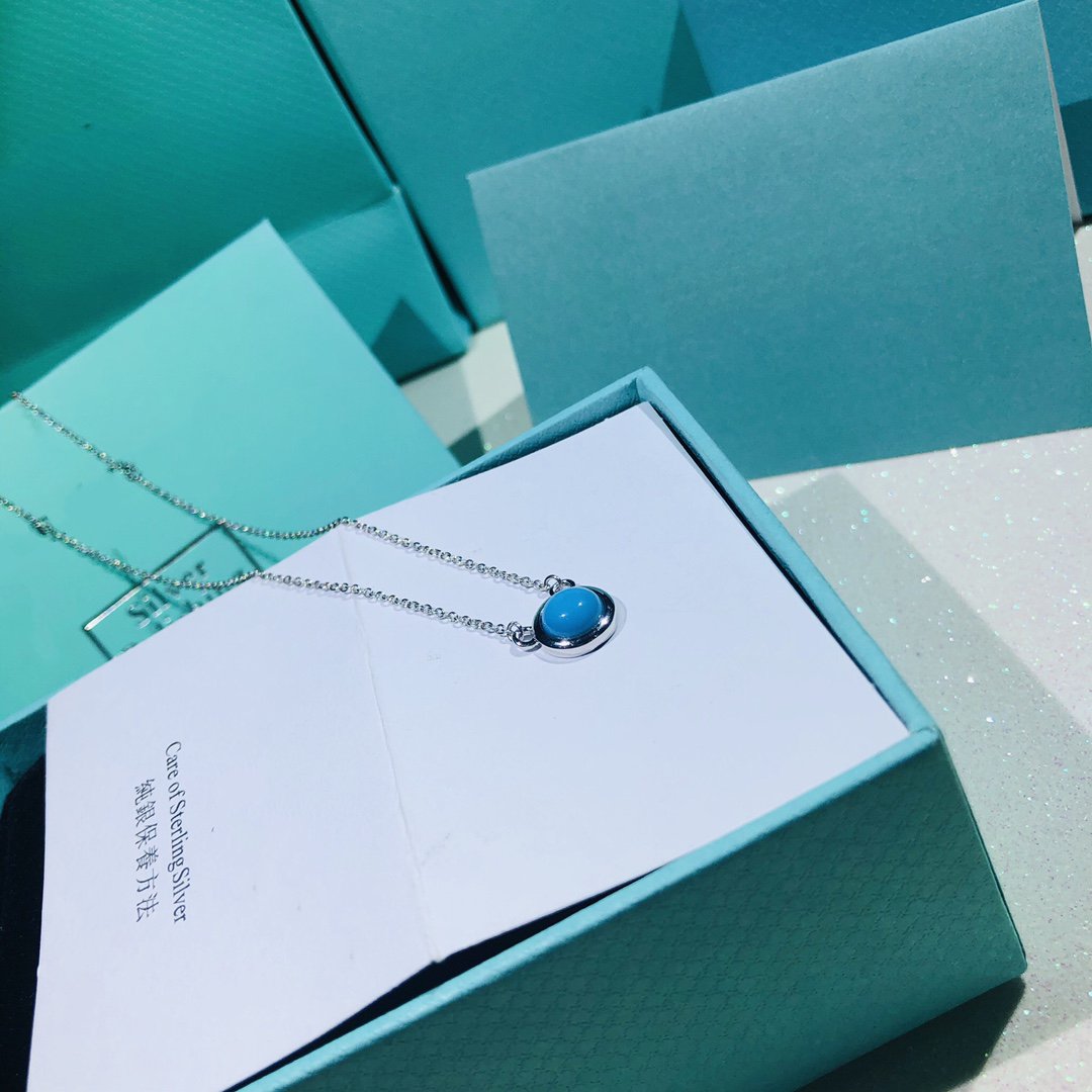 [Haelin Jewelry]YARD TURQUOISE NECKLACE SILVER