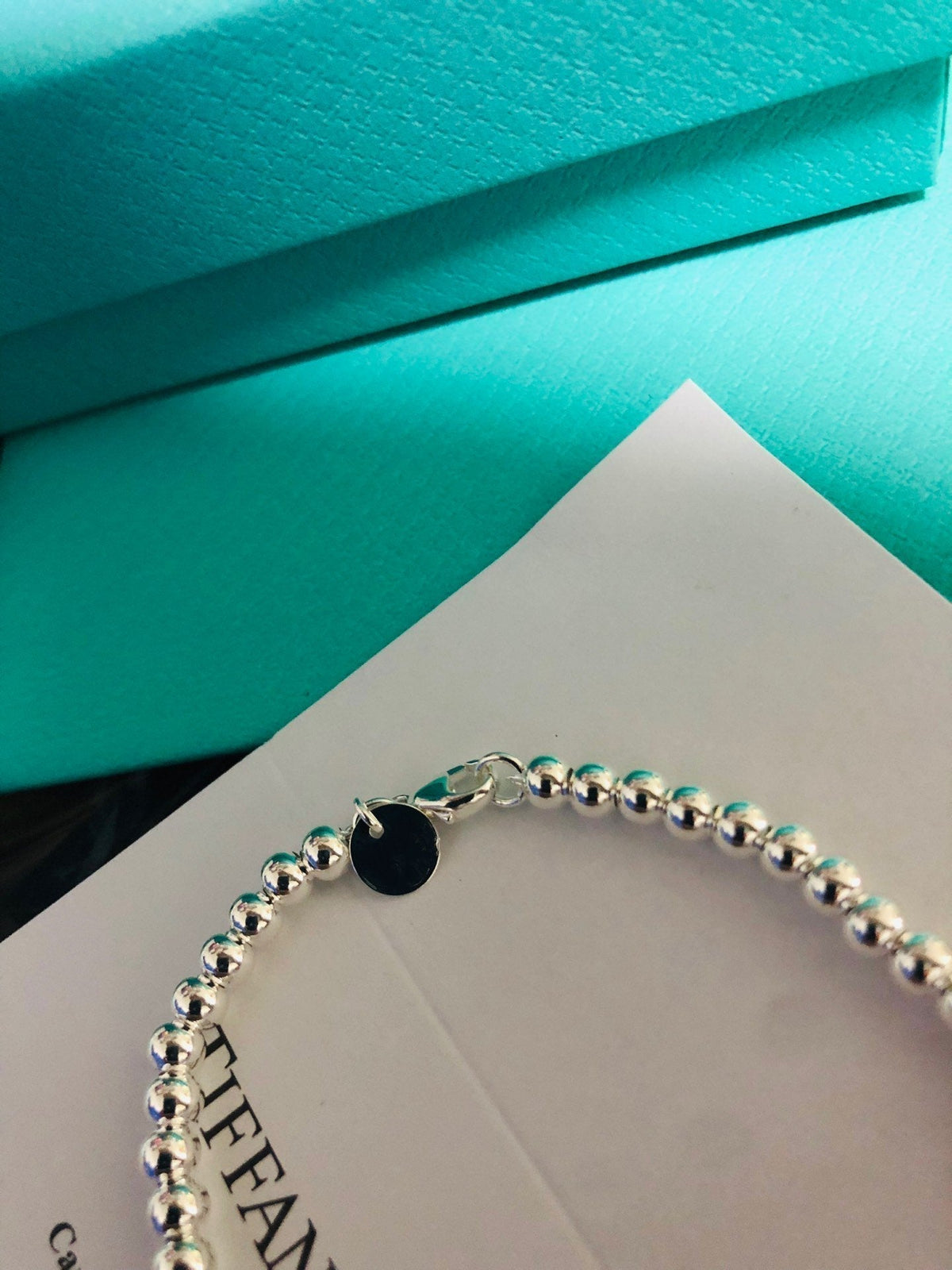 [Haelin Jewelry]LOVE TIFFANY RED HEART TAG BEAD BRACELET
