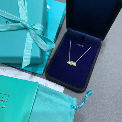 [Haelin Jewelry]PAPER FLOWERS YELLOW DIAMOND FIREFLY PENDANT