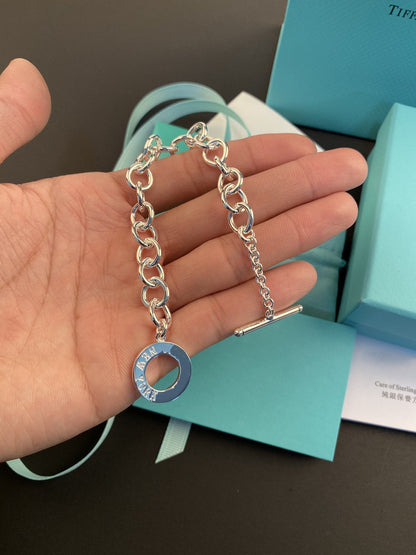 [Haelin Jewelry]TOGGLE TAG BRACELET SILVER