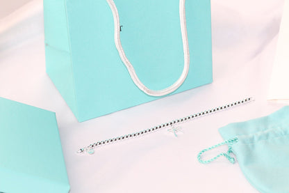 [Haelin Jewelry]STERLING SILVER BOW BEAD BRACELET