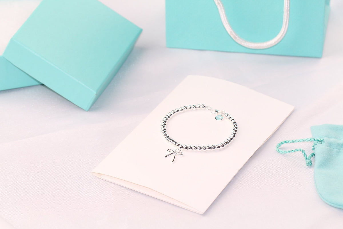 [Haelin Jewelry]STERLING SILVER BOW BEAD BRACELET