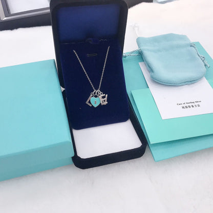 [Haelin Jewelry]COLLAR LOVE PLATA NECKLACE