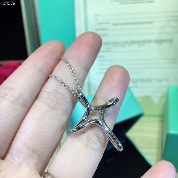 [Haelin Jewelry]CROSS NECKLACE STERLING SILVER MATERIAL