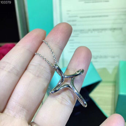 [Haelin Jewelry]CROSS NECKLACE STERLING SILVER MATERIAL
