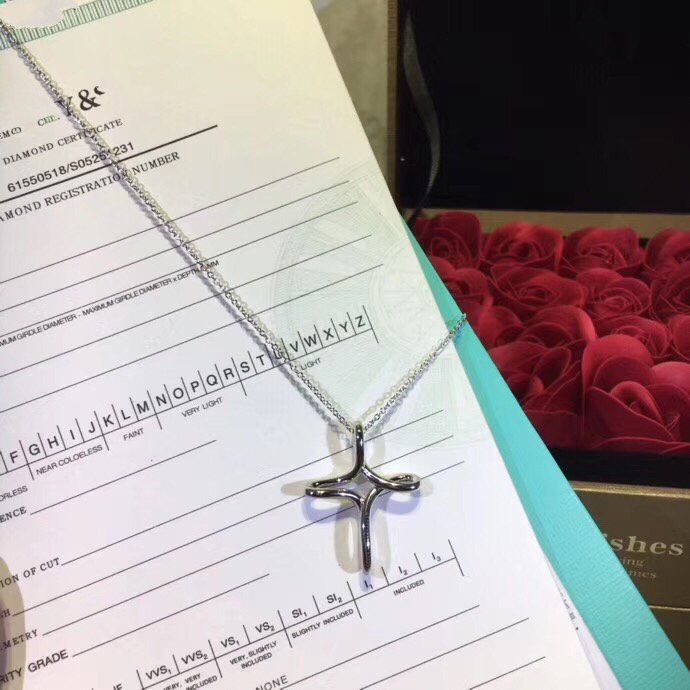 [Haelin Jewelry]CROSS NECKLACE STERLING SILVER MATERIAL