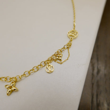 [⭐Haelin Jewelry]BLOOMING SUPPLE NECKLACE BRASS