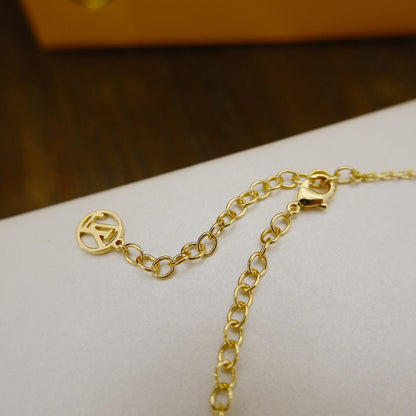 [⭐Haelin Jewelry]BLOOMING SUPPLE NECKLACE BRASS