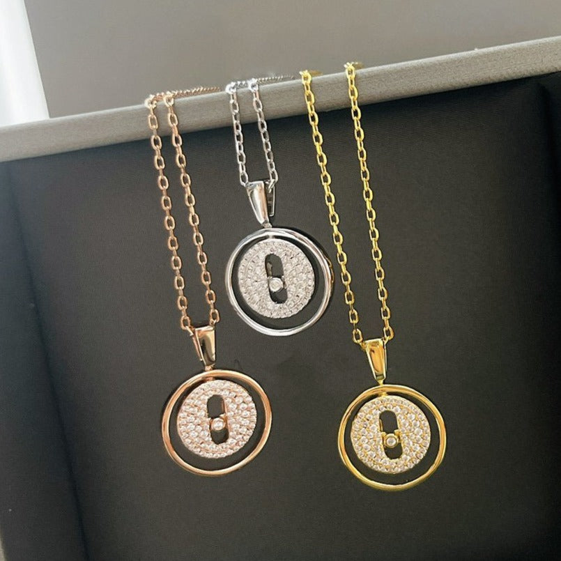 [⭐Haelin Jewelry]Demo MOVER PM PAVED NECKLACE