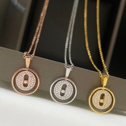 [⭐Haelin Jewelry]Demo MOVER PM PAVED NECKLACE
