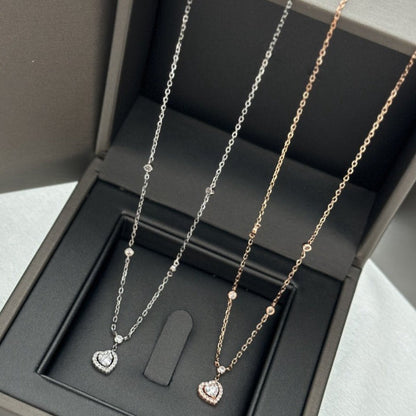 [⭐Haelin Jewelry]JOY HEART DIAMOND NECKLACE