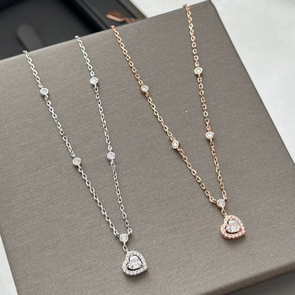 [⭐Haelin Jewelry]JOY HEART DIAMOND NECKLACE