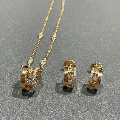 [⭐Haelin Jewelry]CHAIN MOVE ROMANE PEDAND NECKLACE