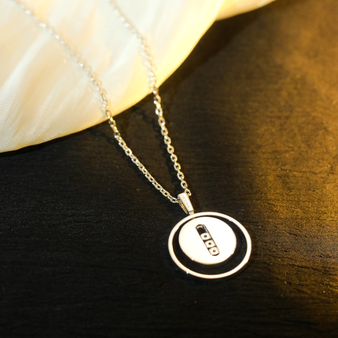 [⭐Haelin Jewelry]Demo MOVE MM SILVER DIAMOND NECKLACE