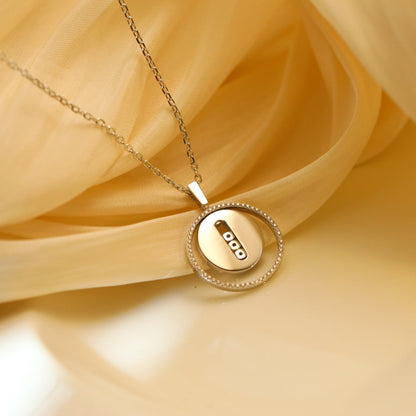 [⭐Haelin Jewelry]Demo MOVE MM SILVER DIAMOND NECKLACE